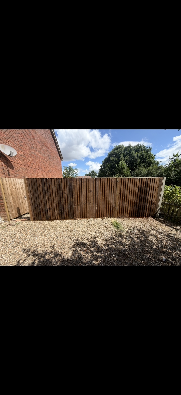 Timber closeboard fencing project by Cartwright Fencing Company