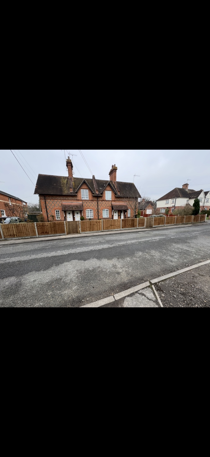 Timber boundary fencing with concrete posts by Cartwright Fencing Company